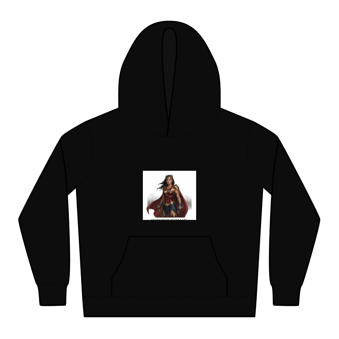 Kids Power Hoodie — 'GRL POWER' Fist Graphic Youth Hoodie