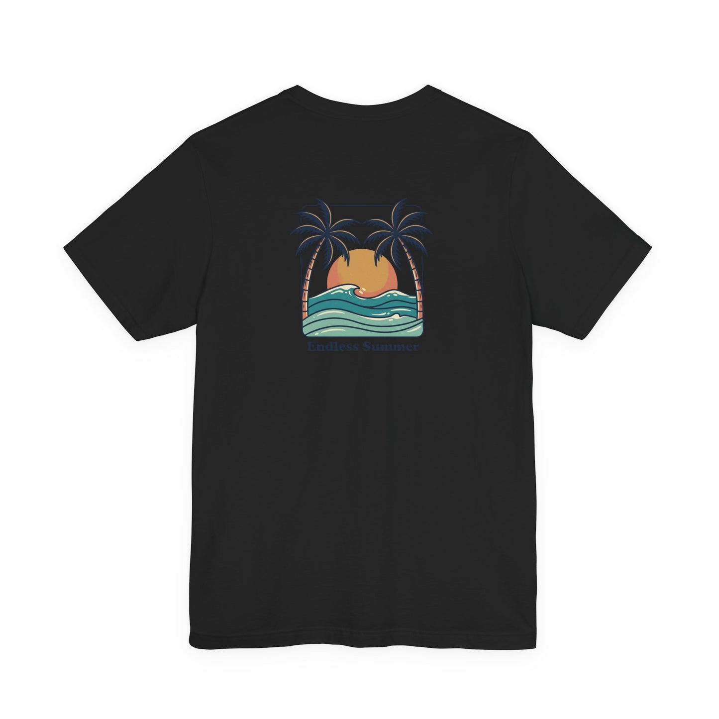 Endless Summer Surf Tee — Retro Sunset Palm Beach T-Shirt