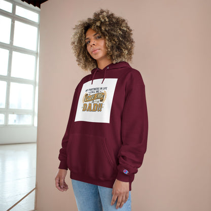 Dad Level 1001 Hoodie — 'My Partners in Life Call Me Dad' Graphic Sweatshirt