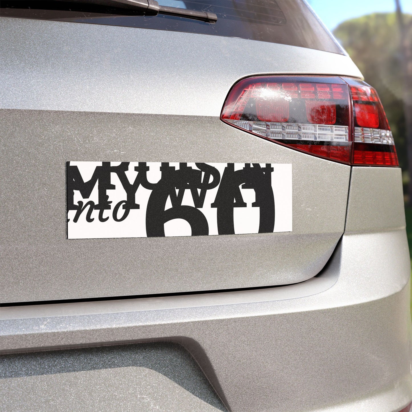 Car Magnet — "Cruisin' My Way Into 60" Birthday Car Magnet