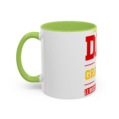 Dad Grandpa Coffee Mug — “I Have Two Titles: Dad Grandpa, I Rock Them Both” Accent Ceramic Gift