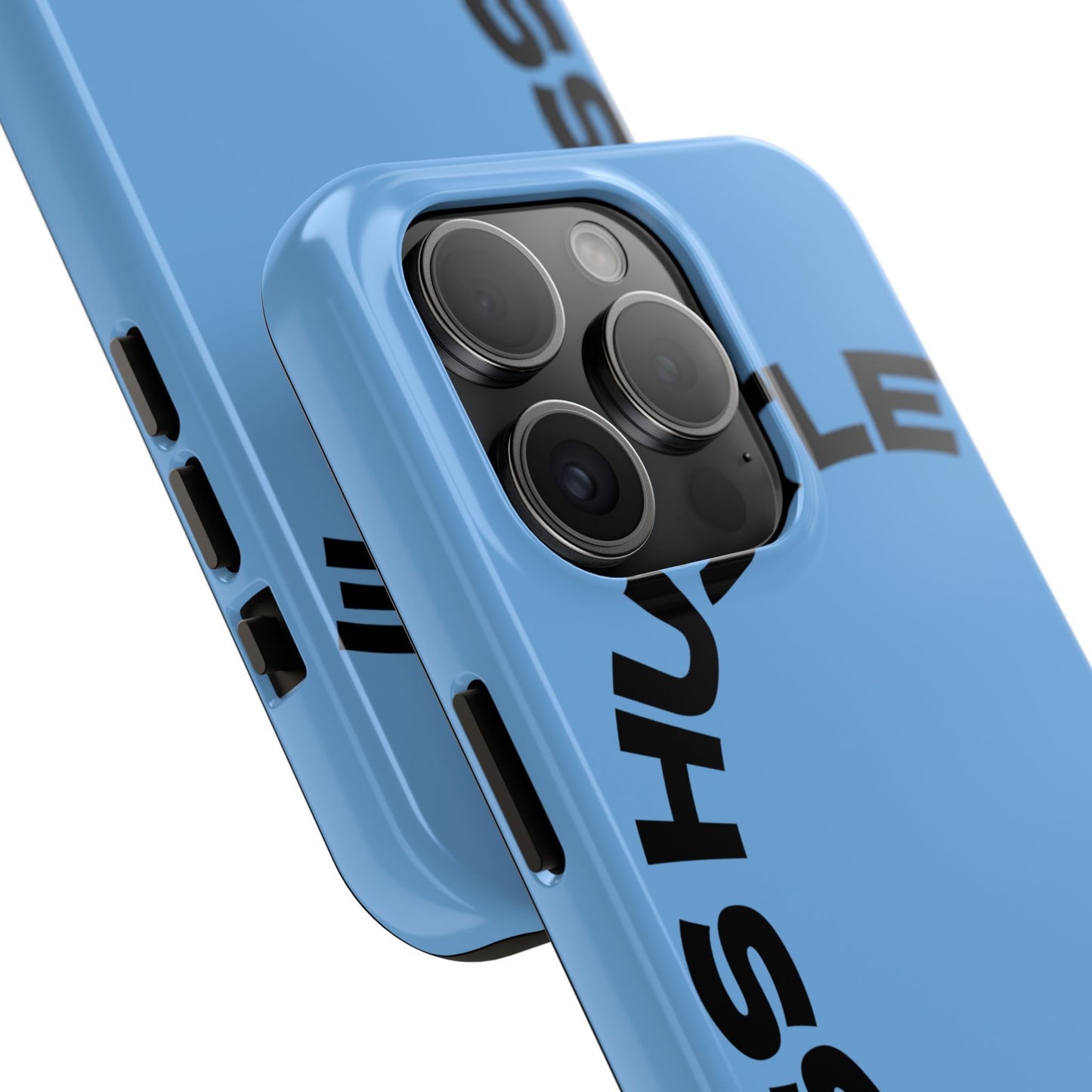 Tough Phone Case — "Less Hustle" Bold Arched Text Protective Cover