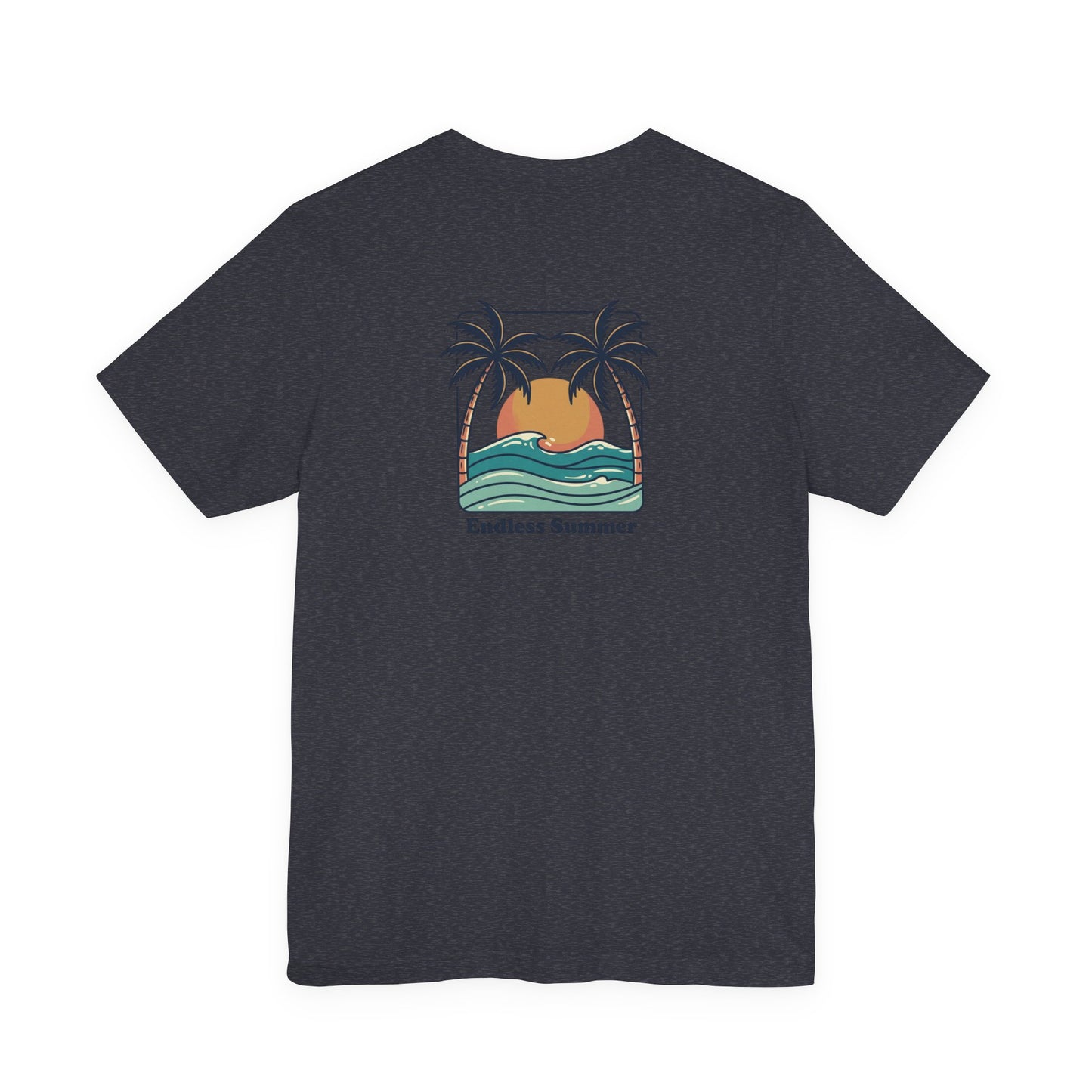 Endless Summer Surf Tee — Retro Sunset Palm Beach T-Shirt
