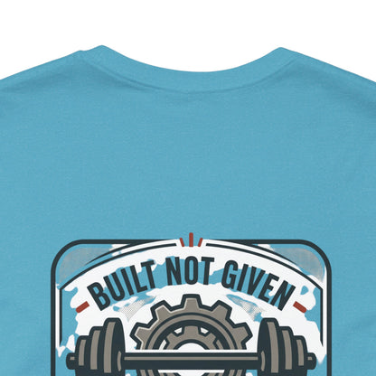 Stay Focused / Built Not Given Fitness T‑Shirt — “Stay Broke or Focused” Motivational Gym Tee