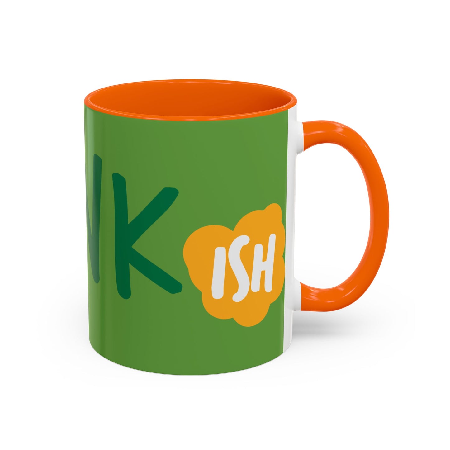 Funny ‘Drunkish’ Accent Coffee Mug — Green Accent 11/15oz