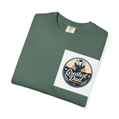 Greatest Dad Vintage Badge T-Shirt