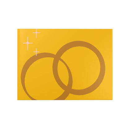 Hardcover Photo Book — Golden Rings Wedding Memory Album