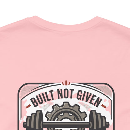 Stay Focused / Built Not Given Fitness T‑Shirt — “Stay Broke or Focused” Motivational Gym Tee