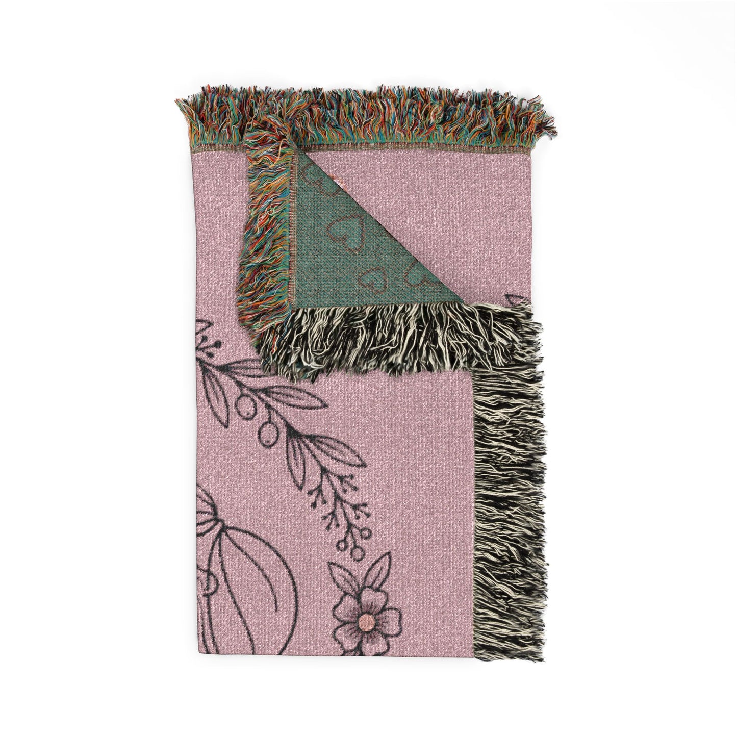 Mother's Love Woven Blanket — Soft Decorative Throw for New Moms & Mother's Day Gift