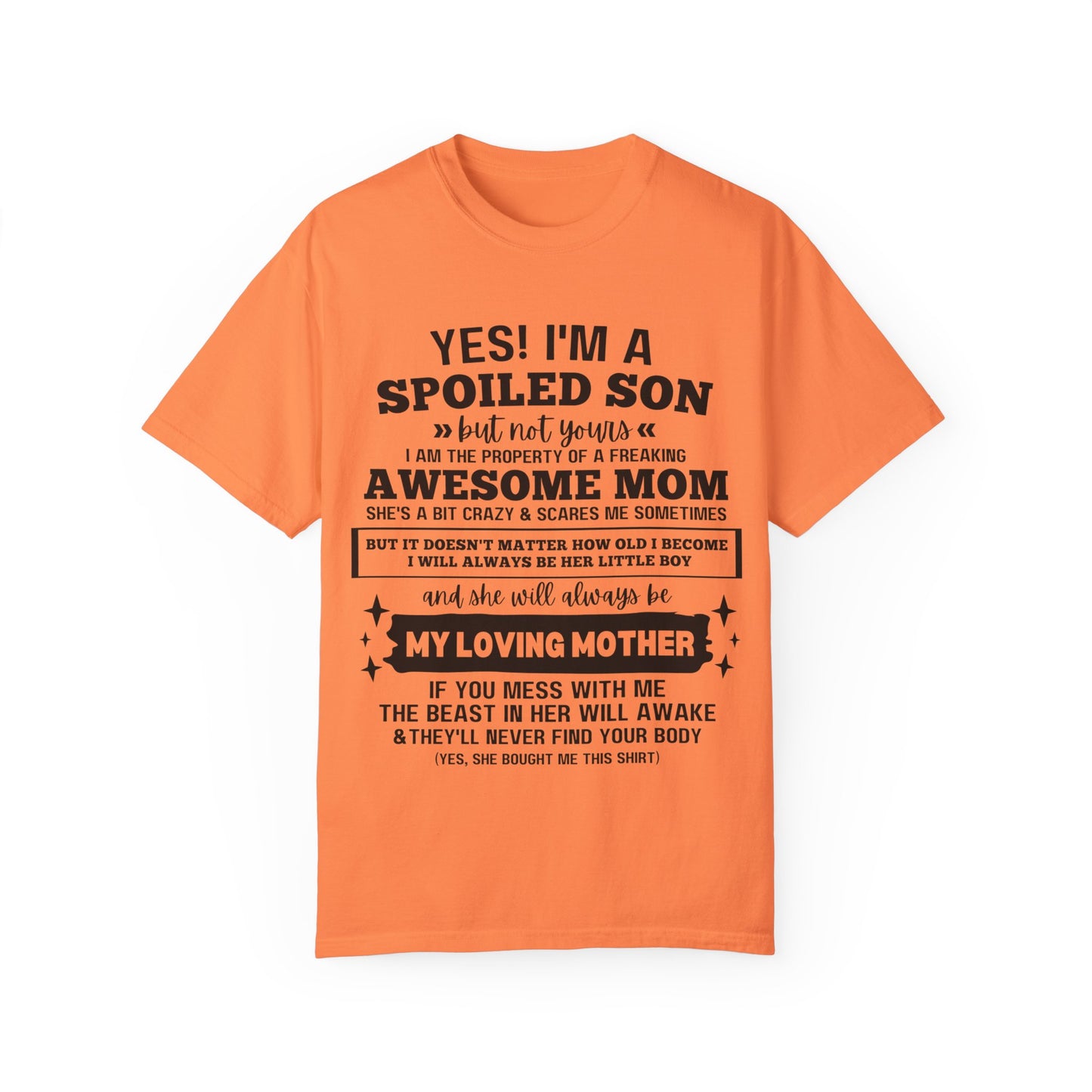 To My Son | Unisex Garment-Dyed T-shirt