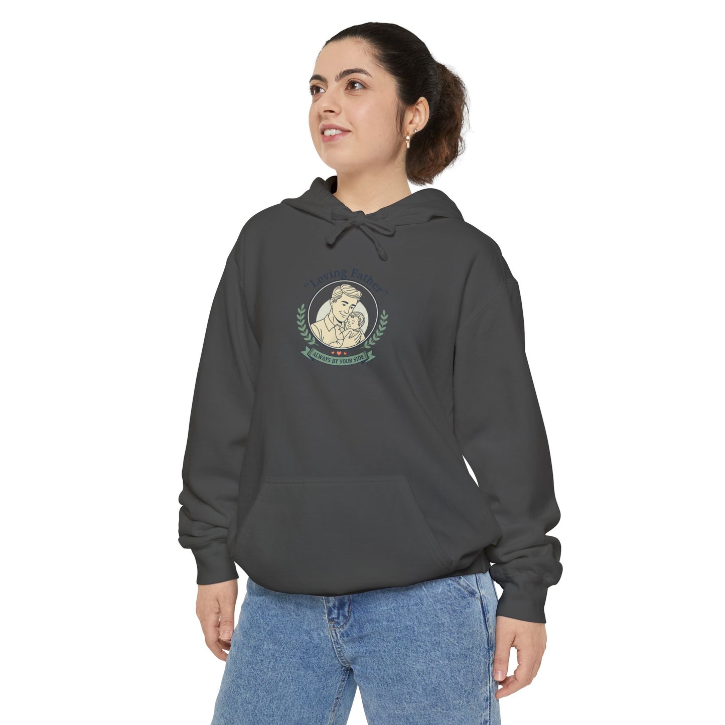 Grandpa & Dad Portrait Hoodie — Family Vintage Crewneck
