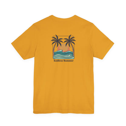 Endless Summer Surf Tee — Retro Sunset Palm Beach T-Shirt