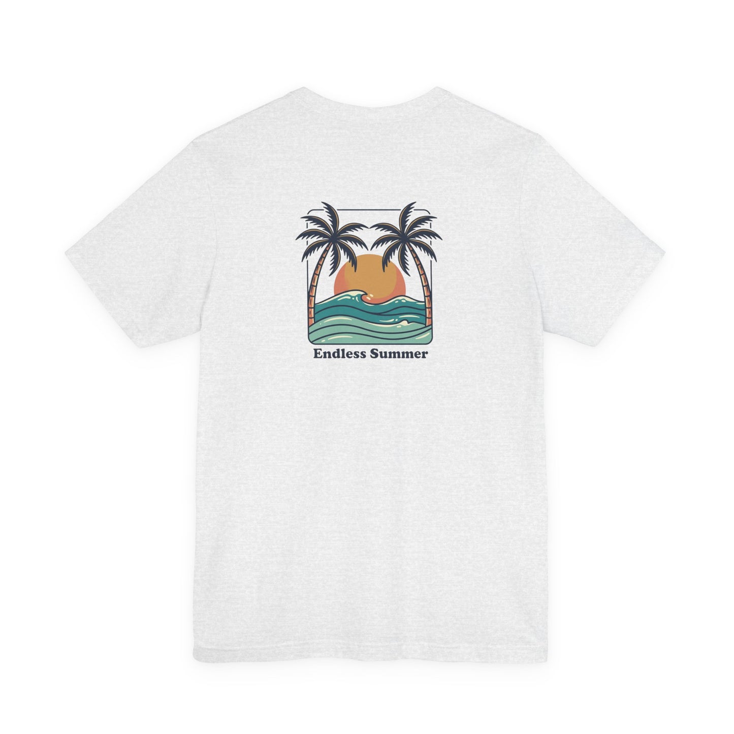 Endless Summer Surf Tee — Retro Sunset Palm Beach T-Shirt
