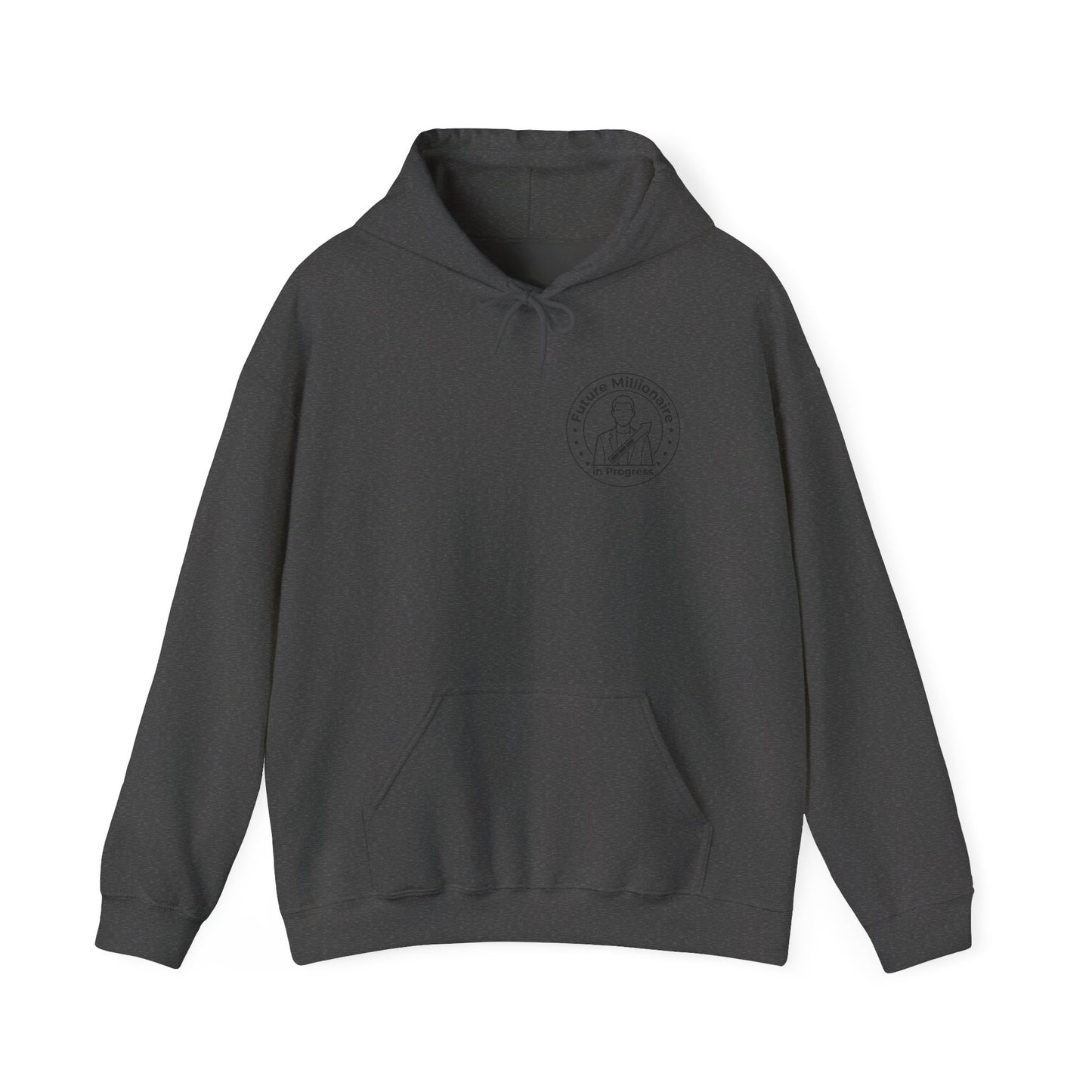 Make Money Not Excuses Hoodie — Motivational Vintage Badge Hooded Sweatshirt