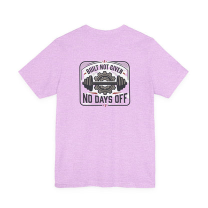 Stay Focused / Built Not Given Fitness T‑Shirt — “Stay Broke or Focused” Motivational Gym Tee