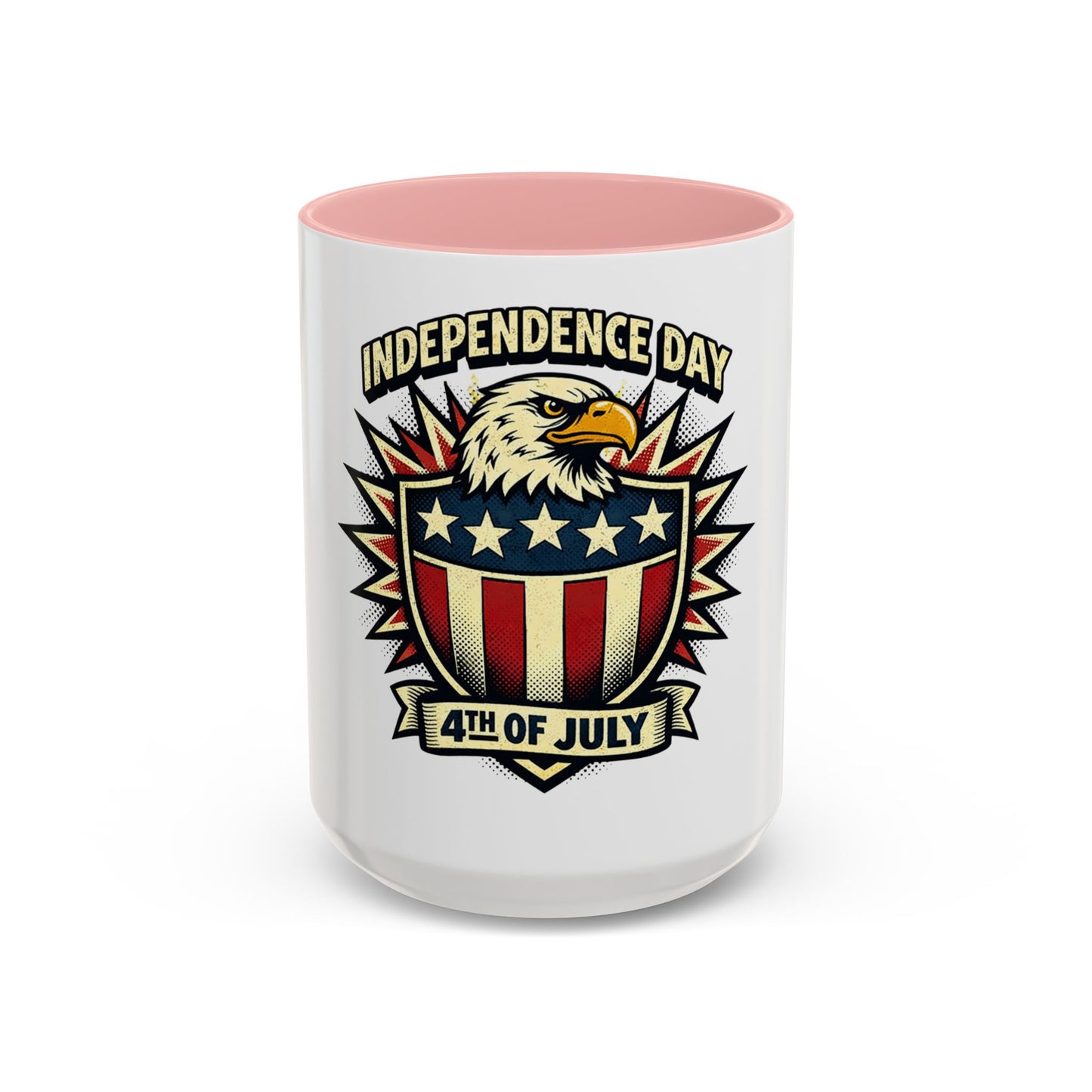 Accent Coffee Mug (11, 15oz) , 4th of july ,independence day.