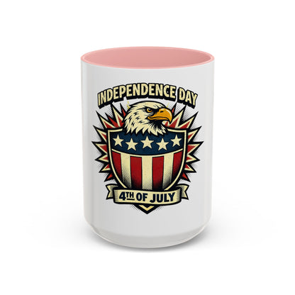 Accent Coffee Mug (11, 15oz) , 4th of july ,independence day.