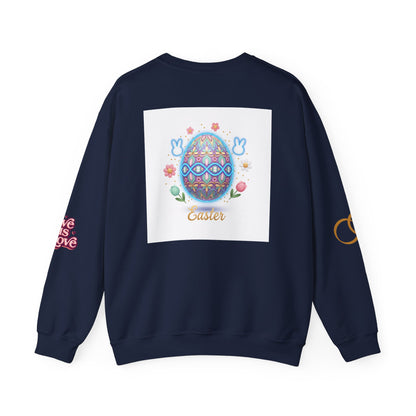 Easter Bunny & Candy Hearts Crewneck Sweatshirt
