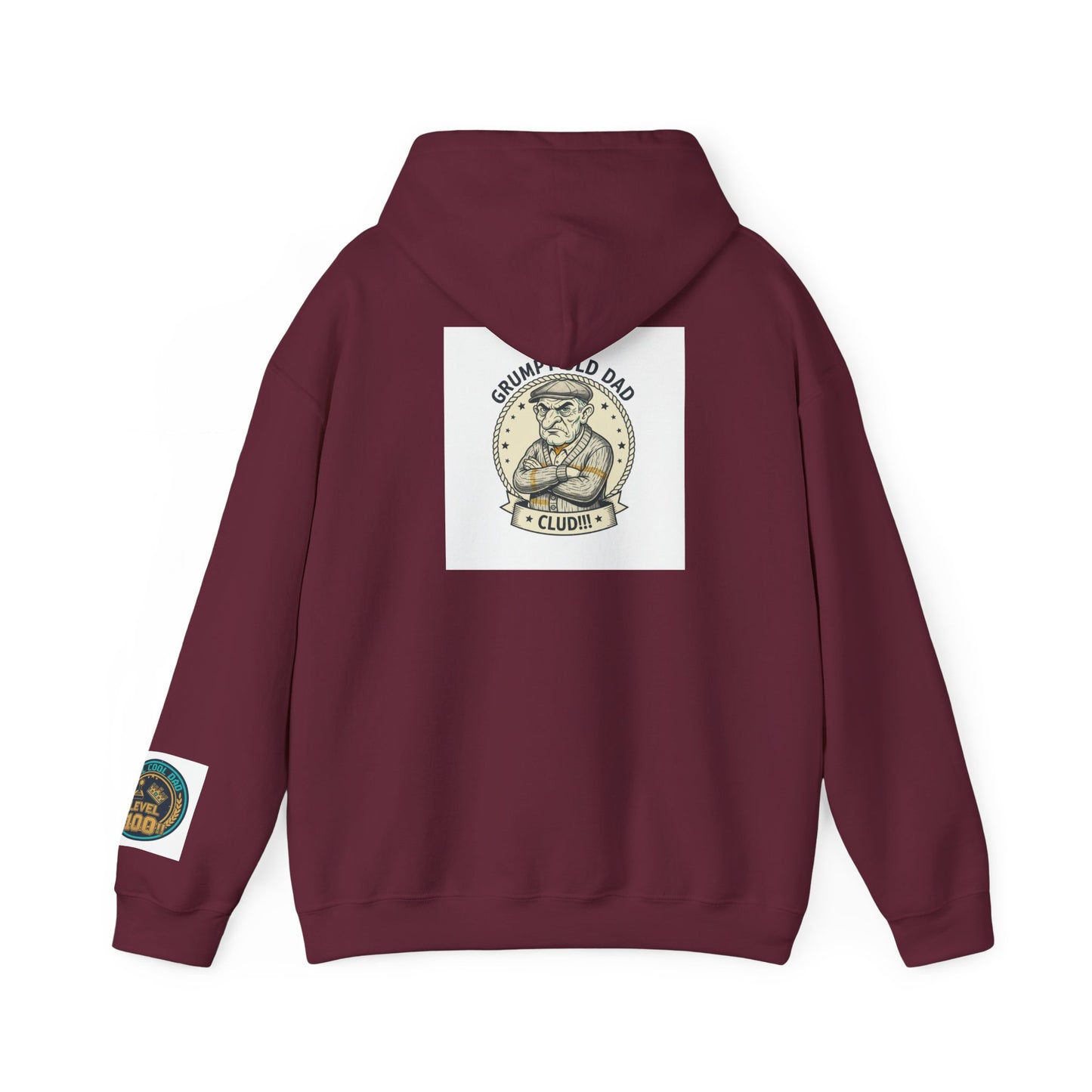 Dad & Grandpa Hoodie — Grumpy Old Dad Club Vintage Pullover