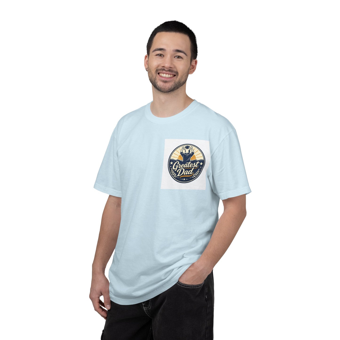 Greatest Dad Vintage Badge T-Shirt