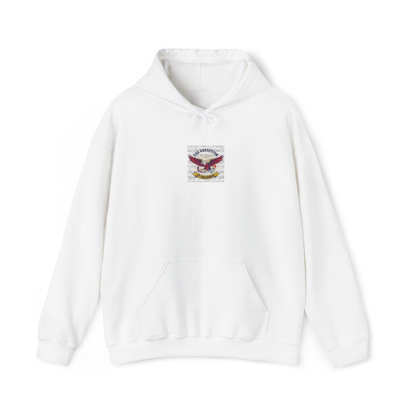 Patriotic Eagle Floral Hoodie – American Flag Wings Graphic Sweatshirt