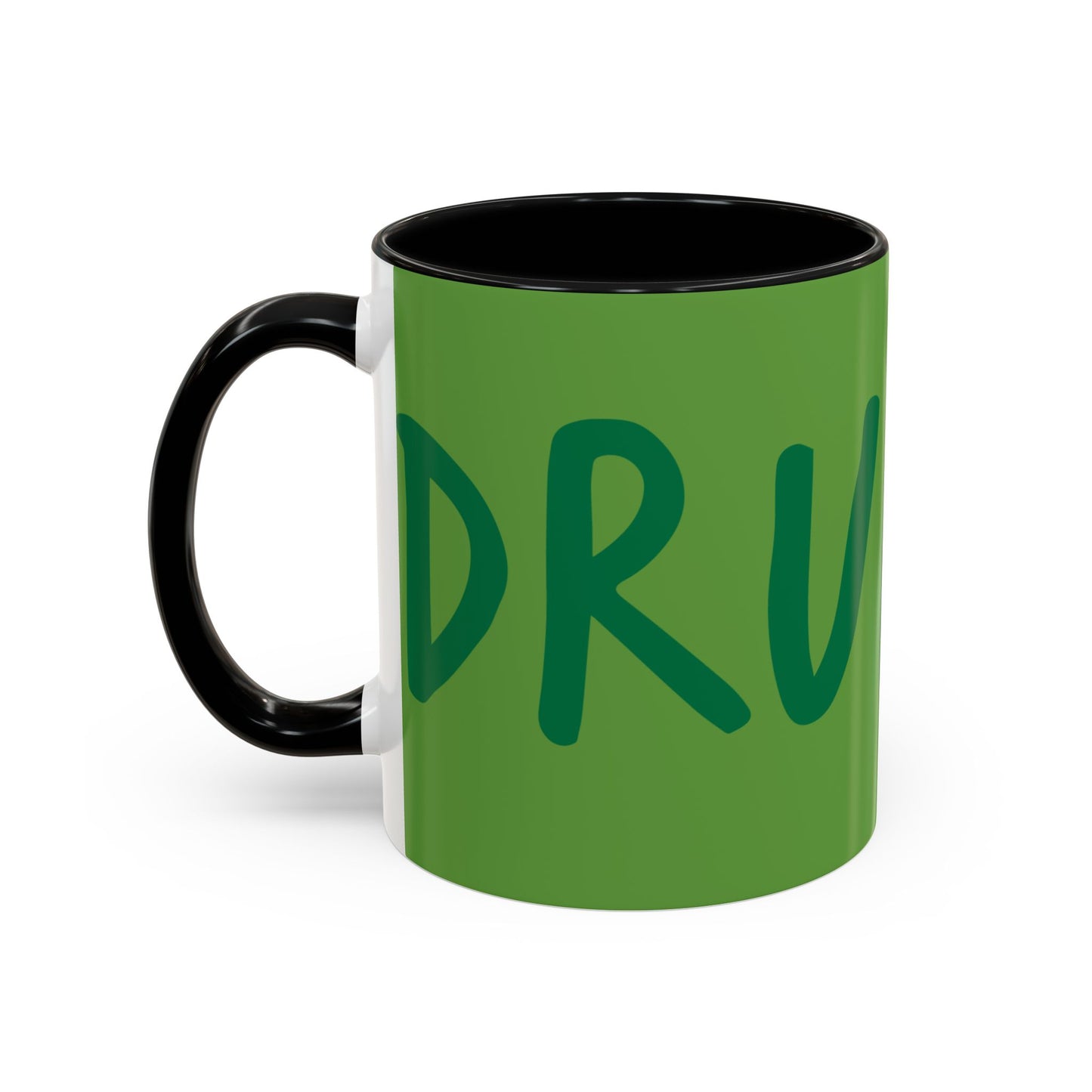 Funny ‘Drunkish’ Accent Coffee Mug — Green Accent 11/15oz