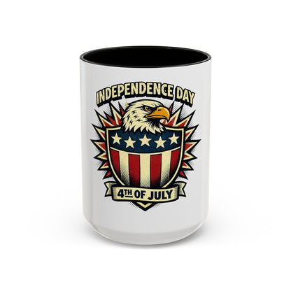 Accent Coffee Mug (11, 15oz) , 4th of july ,independence day.