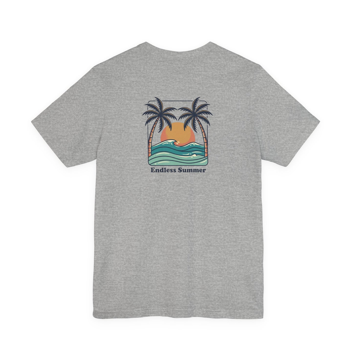 Endless Summer Surf Tee — Retro Sunset Palm Beach T-Shirt