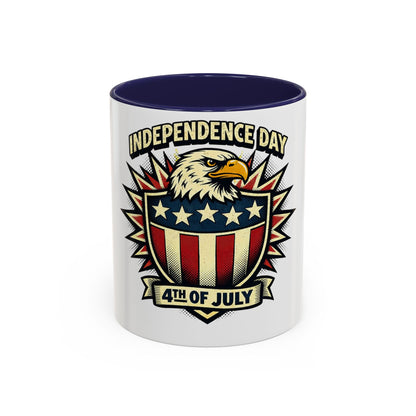 Accent Coffee Mug (11, 15oz) , 4th of july ,independence day.