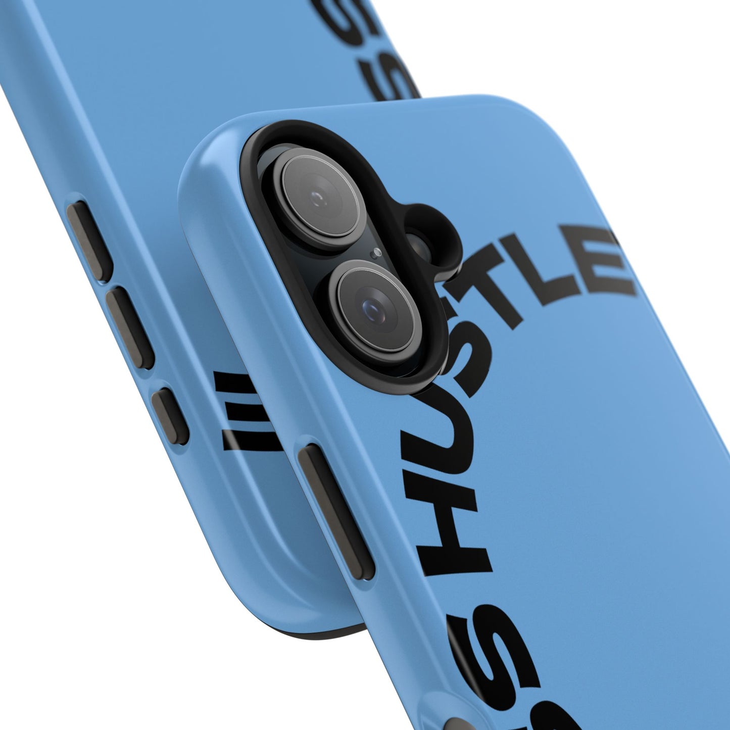 Tough Phone Case — "Less Hustle" Bold Arched Text Protective Cover