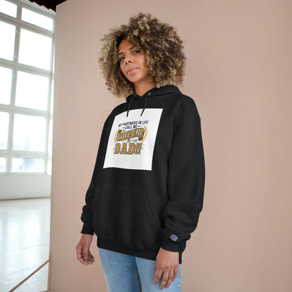 Dad Level 1001 Hoodie — 'My Partners in Life Call Me Dad' Graphic Sweatshirt