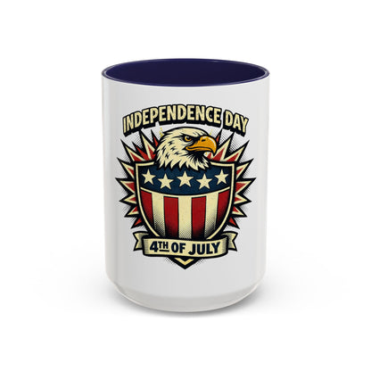 Accent Coffee Mug (11, 15oz) , 4th of july ,independence day.
