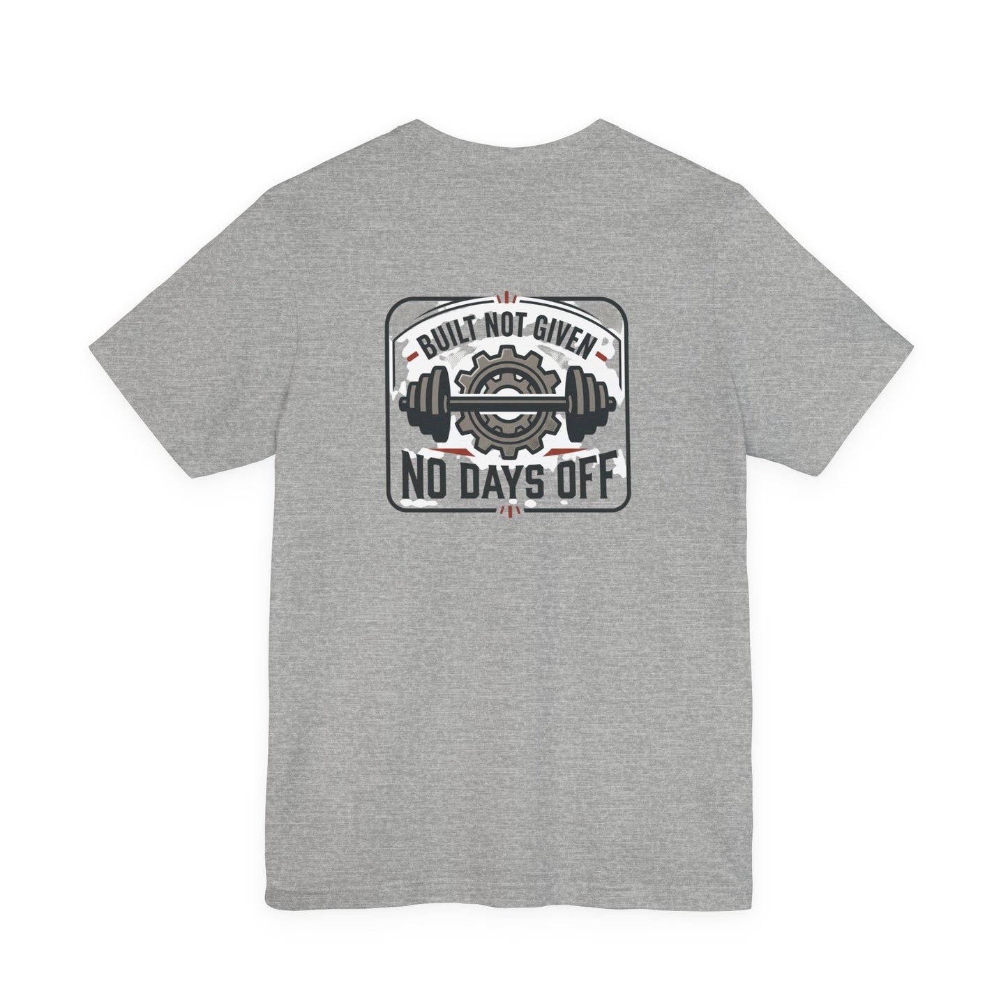 Stay Focused / Built Not Given Fitness T‑Shirt — “Stay Broke or Focused” Motivational Gym Tee