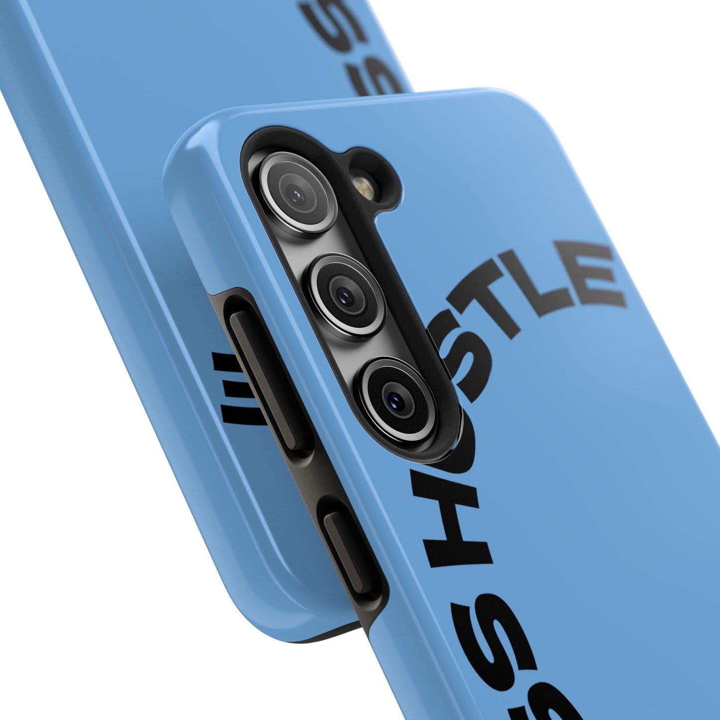 Tough Phone Case — "Less Hustle" Bold Arched Text Protective Cover