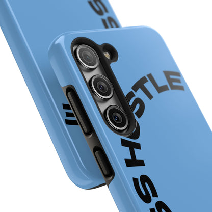 Tough Phone Case — "Less Hustle" Bold Arched Text Protective Cover