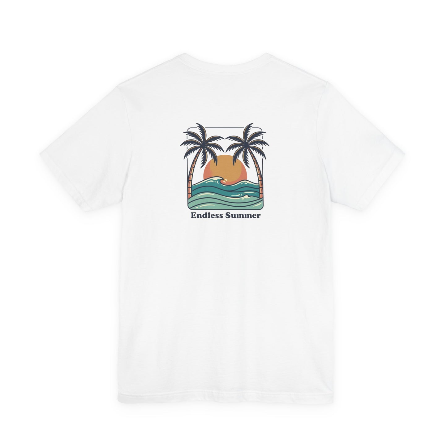 Endless Summer Surf Tee — Retro Sunset Palm Beach T-Shirt