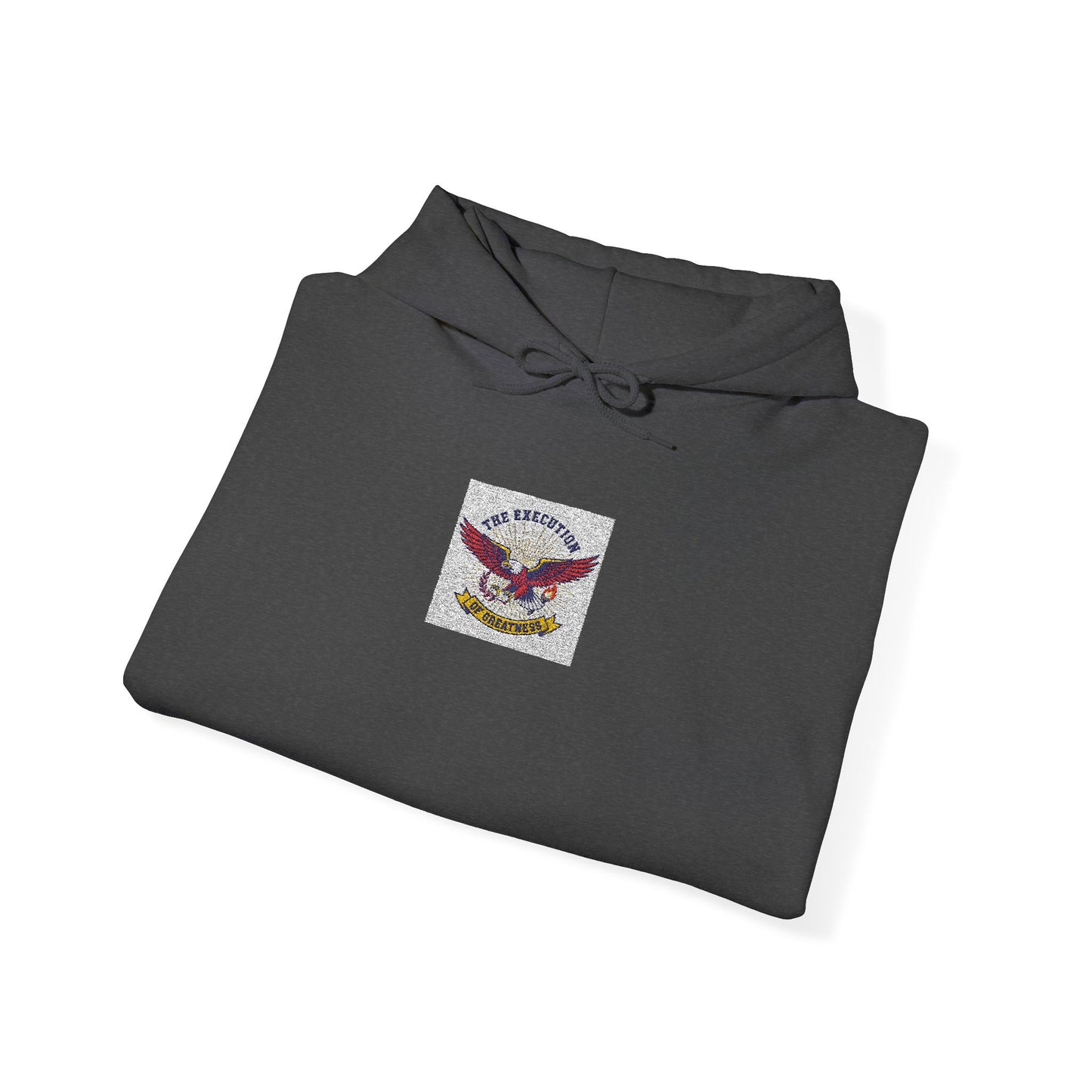 Patriotic Eagle Floral Hoodie – American Flag Wings Graphic Sweatshirt