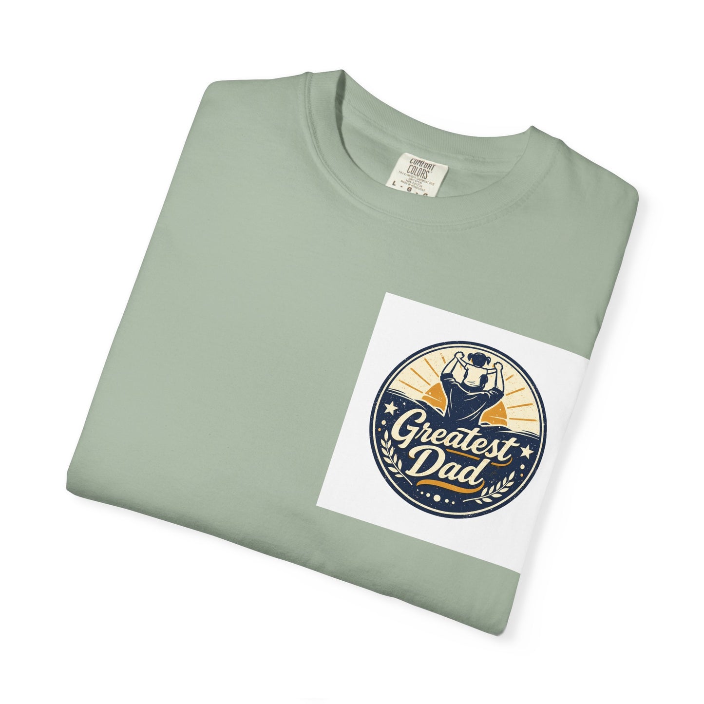 Greatest Dad Vintage Badge T-Shirt