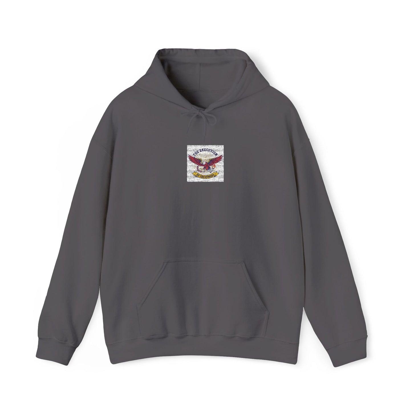 Patriotic Eagle Floral Hoodie – American Flag Wings Graphic Sweatshirt