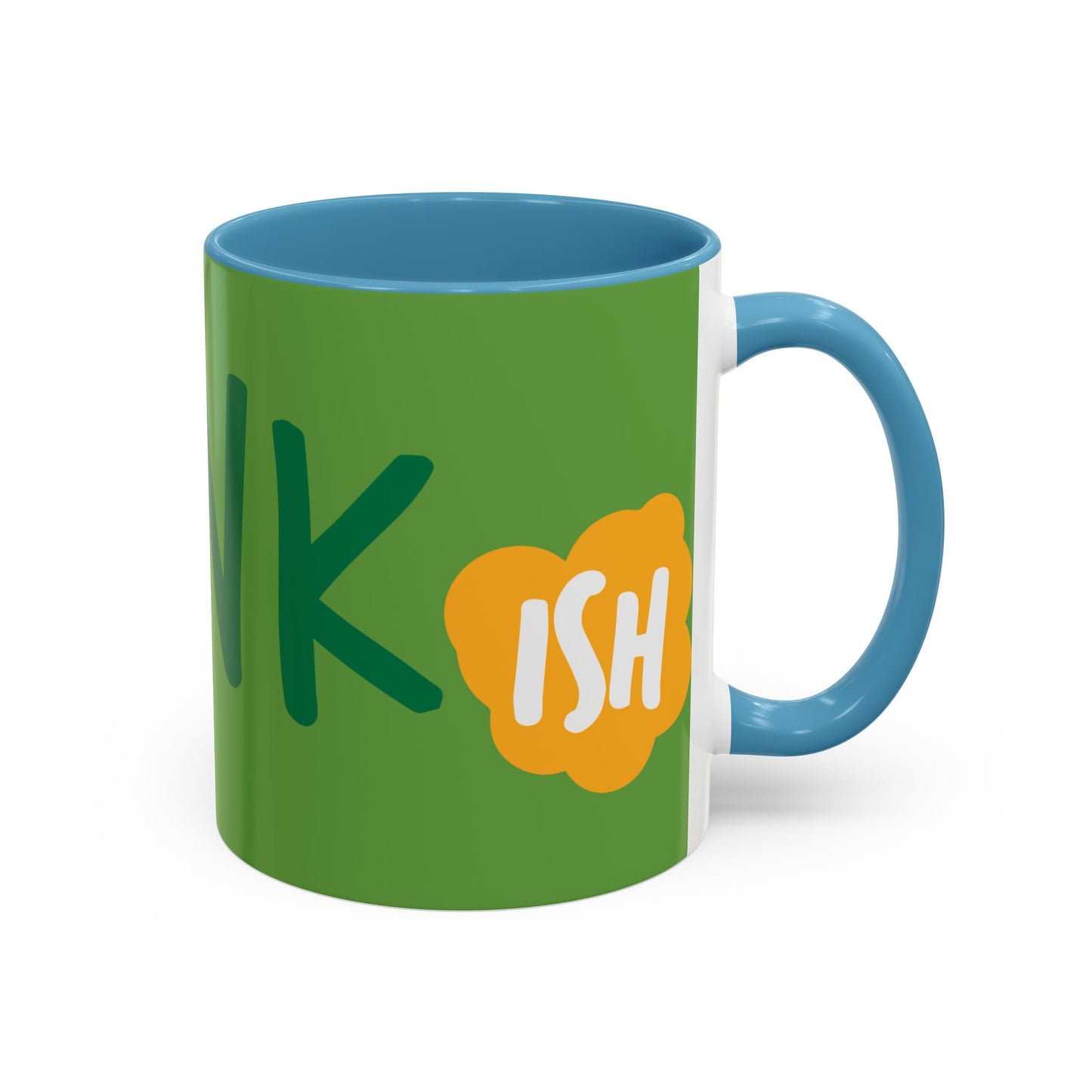 Funny ‘Drunkish’ Accent Coffee Mug — Green Accent 11/15oz