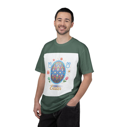 Easter Egg T-Shirt — Pastel Painted Egg & Basket Graphic