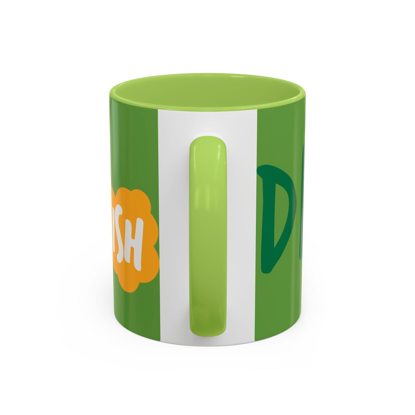 Funny ‘Drunkish’ Accent Coffee Mug — Green Accent 11/15oz