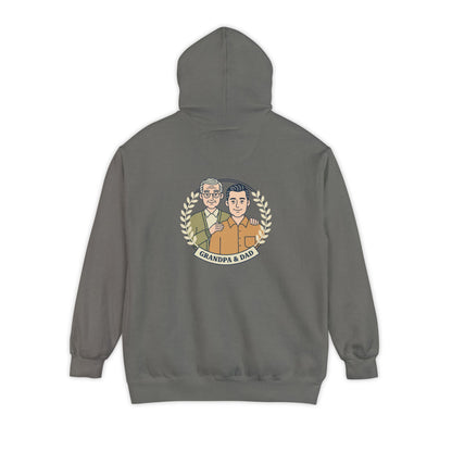 Grandpa & Dad Portrait Hoodie — Family Vintage Crewneck