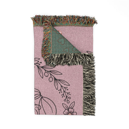 Mother's Love Woven Blanket — Soft Decorative Throw for New Moms & Mother's Day Gift