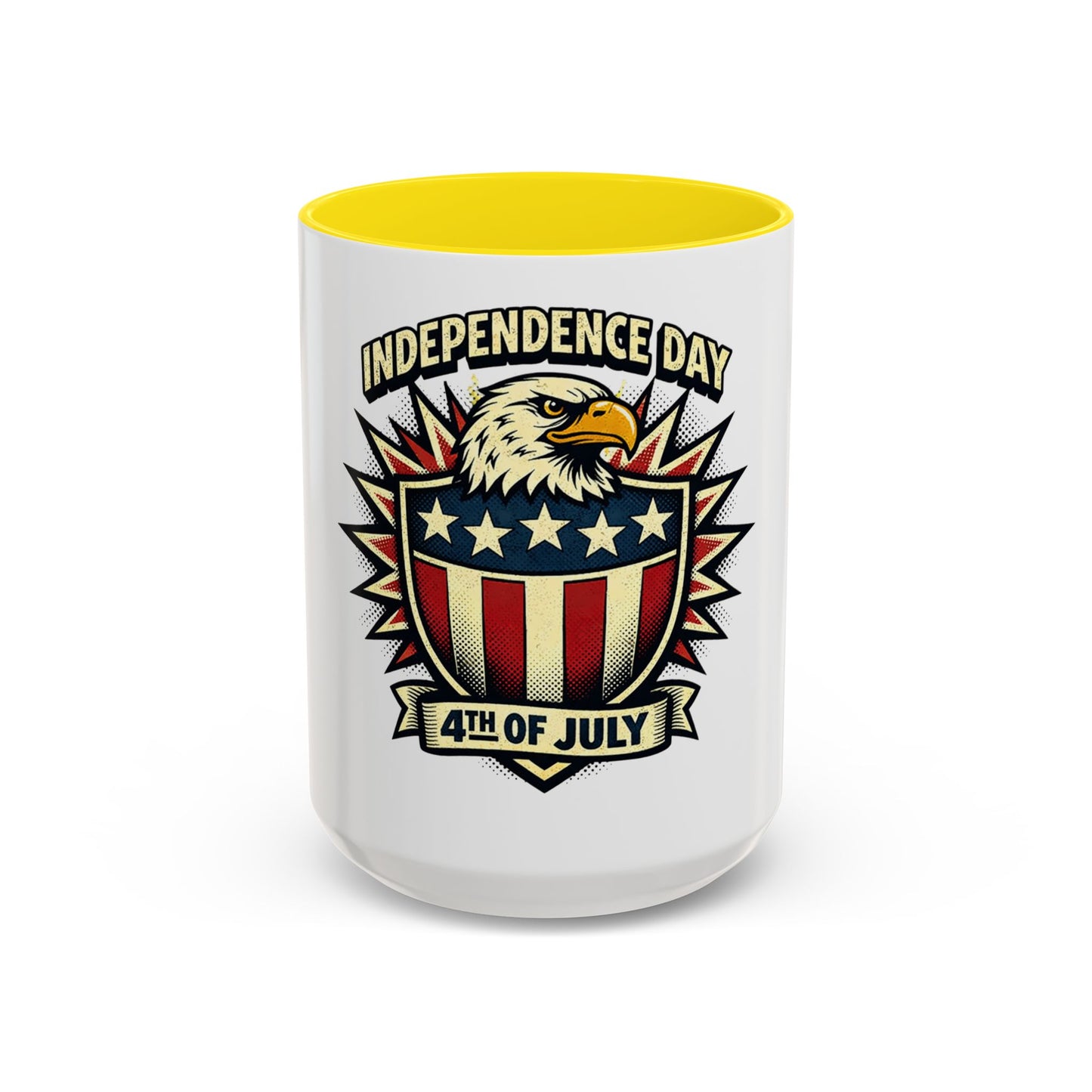 Accent Coffee Mug (11, 15oz) , 4th of july ,independence day.