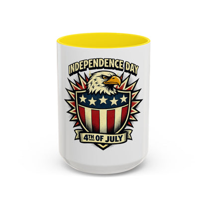 Accent Coffee Mug (11, 15oz) , 4th of july ,independence day.