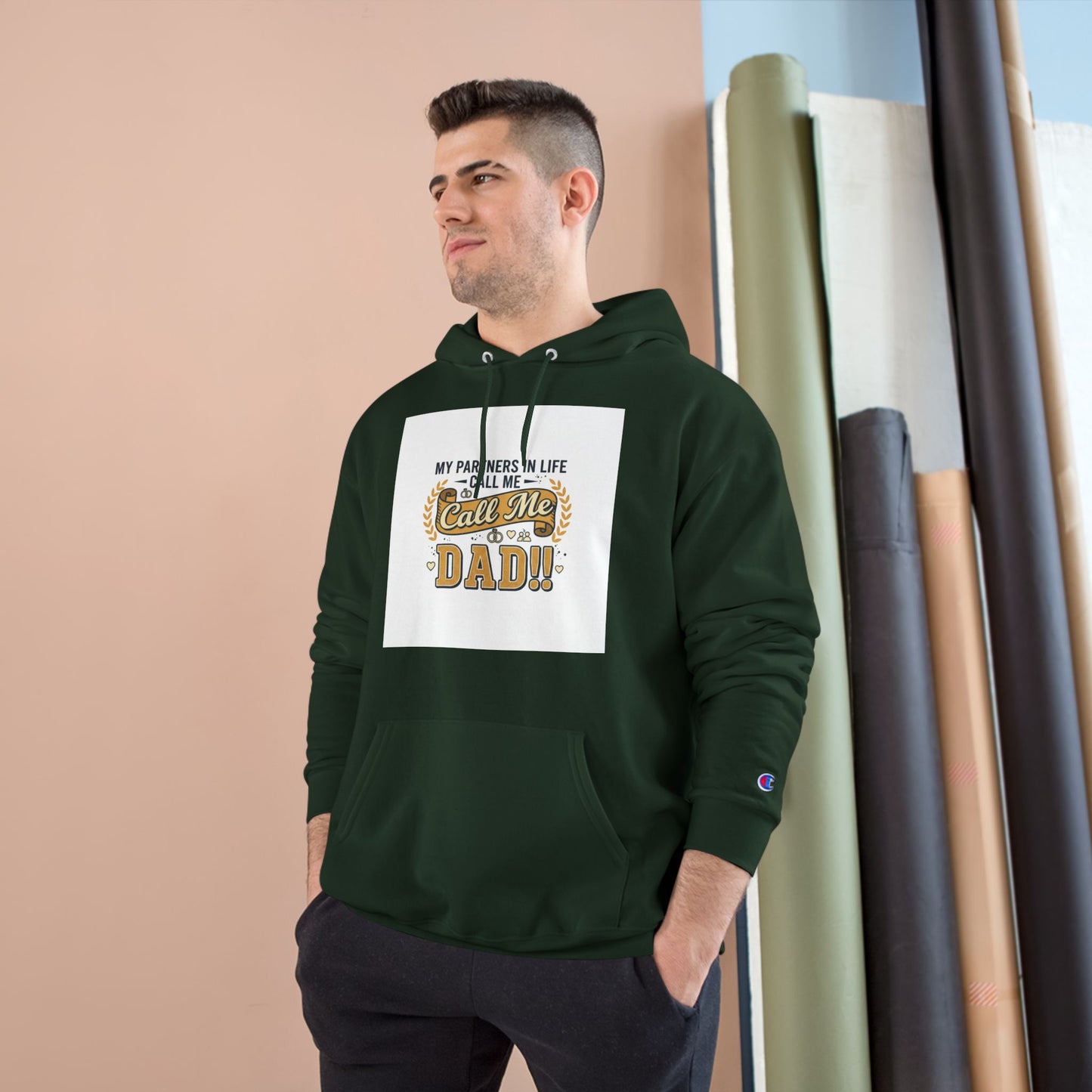 Dad Level 1001 Hoodie — 'My Partners in Life Call Me Dad' Graphic Sweatshirt