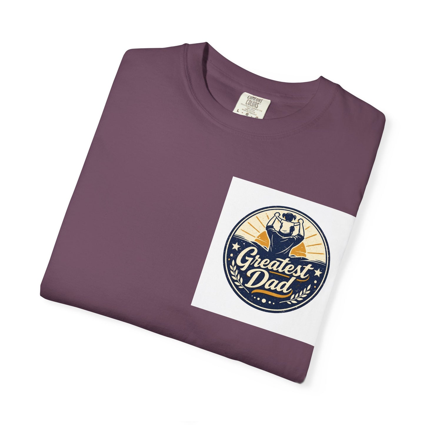 Greatest Dad Vintage Badge T-Shirt