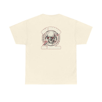 Unisex Heavy Cotton Tee DISCIPLINE OVER FEELINGS , STAY FOCUSED STAY DANGEROUS.