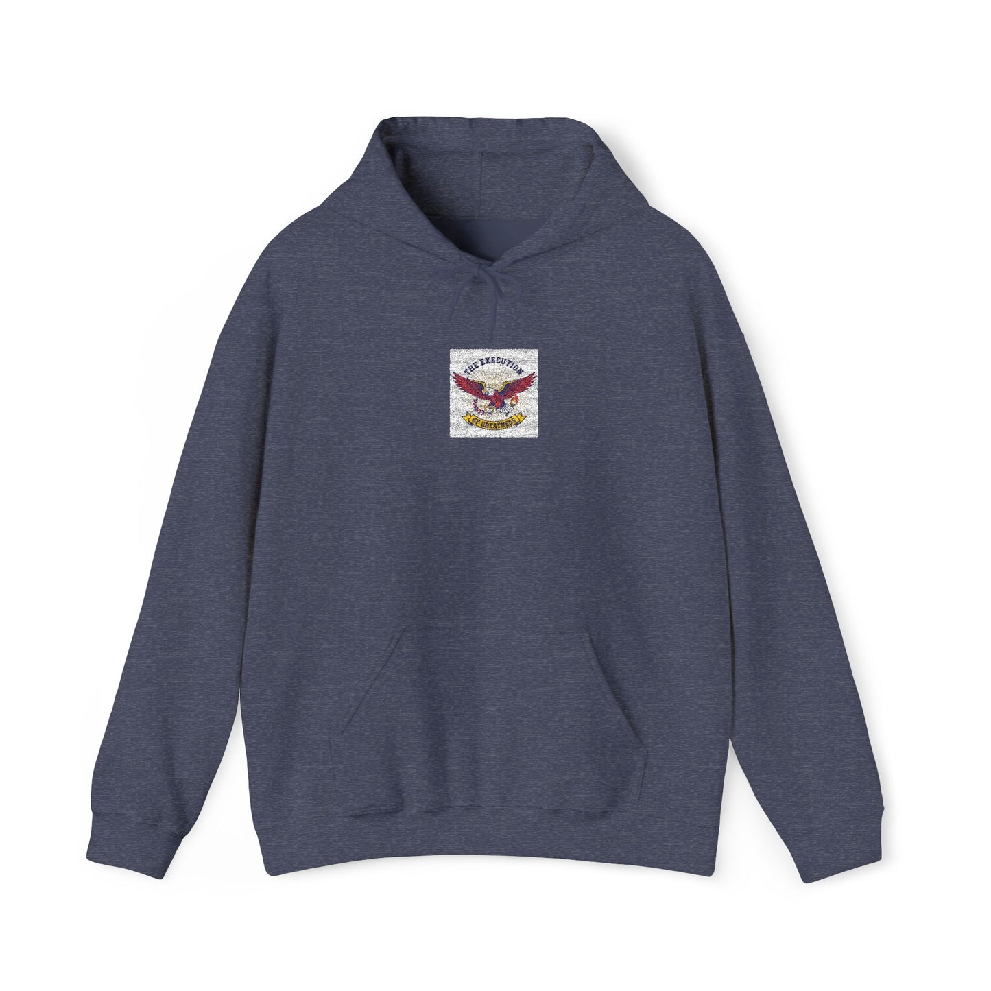 Patriotic Eagle Floral Hoodie – American Flag Wings Graphic Sweatshirt